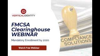 FMCSA Clearinghouse - Basics 101