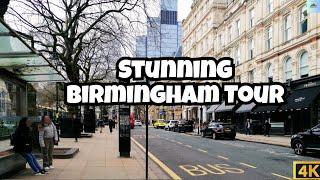 Birmingham City  Birmingham City Centre in 4K Walking Tour: [2024]