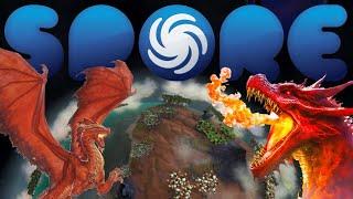 Becoming a Mighty DRAGON in Spore