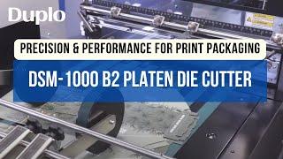 Discover the Power of the Duplo DSM-1000 B2 Platen Die Cutter | Product Demo