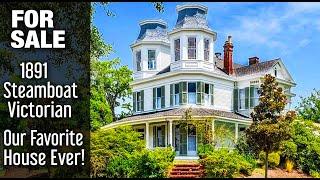 ONE OF THE BEST HISTORIC HOUSE TOURS EVER! LOOK INSIDE THIS RIVER VIEW DREAM HOUSE