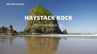 Haystack Rock at Cannon Beach. Best Beach on the Oregon Coast. Destination #22