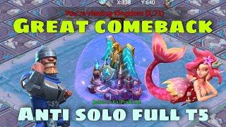 Lords Mobile - Comeback is real! Hard solo baron +K+ vs KW. Full T5. We were losing by 10 mins...