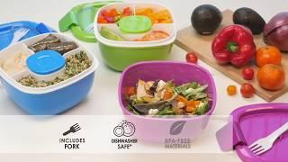 Bentgo®️ Salad Container - A Stackable Bento-Inspired Salad Container | Bentgo®️