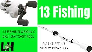NEW 13 fishing Fate V3 rod and Origin C Baitcast Reel