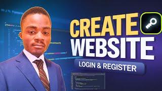 How to Create a Website with Login and Register using Html & Css
