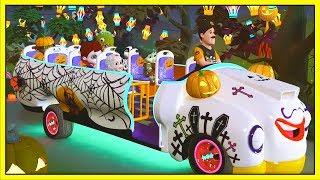 Wheels on the Bus Halloween song | Halloween Collection - Children's Halloween Songs + More Rhymes