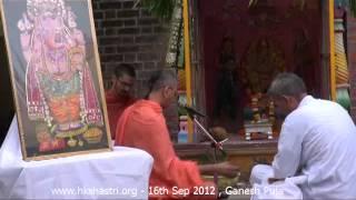 HKShastri Ganesh Chaturthi Puja - 16 Sep 2012 Shree Swaminarayan Temple, Gandhinagar