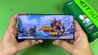 Infinix HOT 50 Pro Plus - PUBG Test | Graphics Settings, Gameplay & Sanhok!