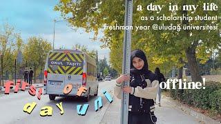 vlog1 campus & dorm tour Uludağ UniversityBursa, Turki. A day in my life | a scholarship student