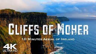 CLIFFS OF MOHER  Drone Aerial 4K | IRELAND Éire Aillte an Mhothair