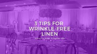 3 Tips for Wrinkle-Free Linen