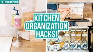 Kitchen Organization Ideas that even I can maintain!  | The DIY Mommy