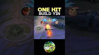  WATCH THIS - BEST BUILD YIN 2024~ (ONE HIT) ~ MLBB  #mobilelegends #onehitbuild #yin #shorts