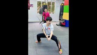 大家喜欢这样的武术小男生吗？他今年17岁练习的是武术南拳#少年强则国强#中华武术博大精深