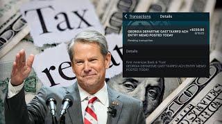 Georgia taxpayers report receiving surplus refund payments up to $500