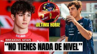 "NO TIENES NIVEL" ¡BRUTAL DISCUSIÓN ENTRE FRANCO COLAPINTO y BEARMAN que SACUDE la F1!