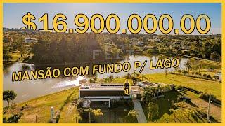 MANSÃO DE R$16 900.000,00  EM ITÚ   SP   COM LAGO DE FUNDO PARA A CASA - EXTRAORDINÁRIA