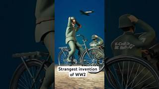 Unbelievable WW2 Weapon: A Bike and a Giant Gun? #short