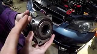 How to replace a bad wheel bearing on your Subaru.