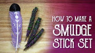 How to Make a Rosemary Smudge Stick Set - Witchcraft - Magical Crafting