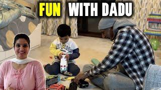 Shaurya Cried a lot for DADU| Indian Family in England| Indian Youtuber in UK 