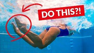 How to Kick While Swimming Butterfly