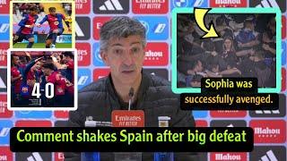 Unexpected comment from Real Sociedad coach after big defeat to Barcelona in La Liga!