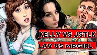 THROWBACK DRAMA Kelly VS Jstlk, LavLune vs Mrgirl (bring your daughter to work day) May 2024