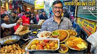 Delhi Street Food ke NATIONAL Chaat King  14+ VIRAL Items | Street Food India