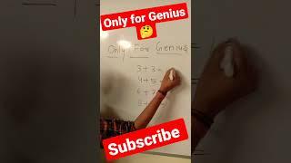 Only For Genius  #shorts #shortvideo #shortsfeed #sdtech