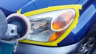 HOW TO RESTORE YOUR OLD DULL YELLOW HEADLIGHTS VERY EASY AND FAST