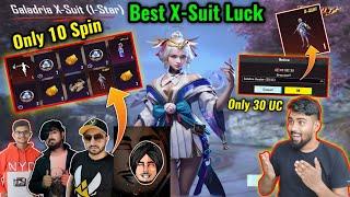 X-Suit Best Luckiest Crate Opening | Only 30 UC मे X-Suit निकल गया | Best X-Suit Crate Opening