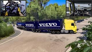 Oil Transport Through Narrow City Streets - Euro Truck Simulator 2 - Virtual Reality