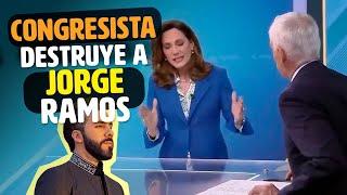 Republicana Destruye a Jorge Ramos Envivo 