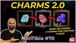 CHARMS 2.0  ¿¡LEVELEA Y RESETEA TUS CHARMS!?  | Winter Update 2024 | Noti Tibia #70