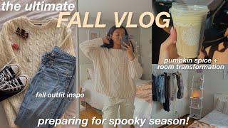 THE ULTIMATE FALL VLOG! preparing for fall, shopping, + what i’m wearing this fall!