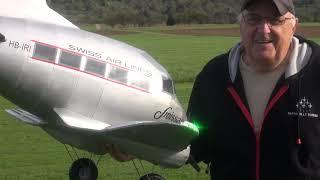 The Legendary FAT FIGHTERS: Maiden of Brunos DC3 during autumn-reunion 2024 in Urbach.