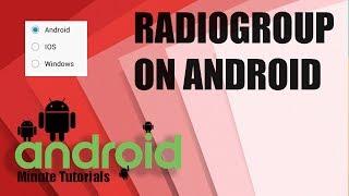 Android Studio - RadioGroup complete tutorial!