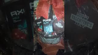 Men Axe Valentine's Day Gift Basket's Idea's