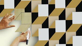 3d wall painting designs ideas | how to make 3d wall decoration | interior design ideas