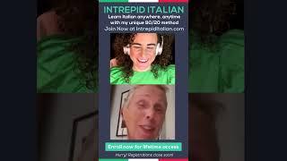 JOIN INTREPID ITALIAN  Registrations NOW OPEN IntrepidItalian.com (Theresa's Testimonial)