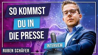 Mehr Sichtbarkeit durch Pressearbeit - Interview mit Ruben Schäfer vom DCF Verlag