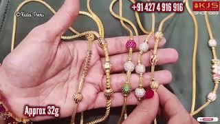 Thali MOP chain | thali kodi Collections | KJS salem | unique patterns | 916 gold