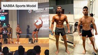 NABBA / WFF Men’s Sports Model | Doing flips and Free Posing