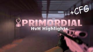 primordial crack hvh highlights (csgo) | best cfg for primordial | best lua | paid cfg