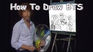 how to draw bts members