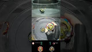 Beyblade Burst Diaryzen B-00 Dark Xhipoid Xcalibur vs Dryodiac B-00 Prominence Belial3 Battle