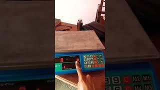 Acs weight scale unit price adjustment #weighingscale #35kg #loadcell #calibration