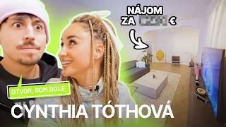 Cynthia Tóthová nám ukázala bratislavský dvojizbák. Ako sa jej býva samej a koľko zaň platí?